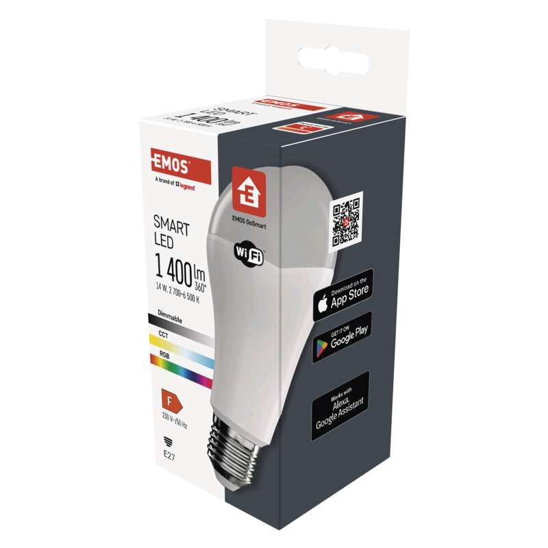 GoSmart LED bulb A60 14W E27 RGB EMOS GoSmart
